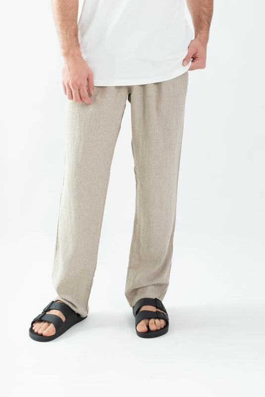 Calça Linho Natural Leblon