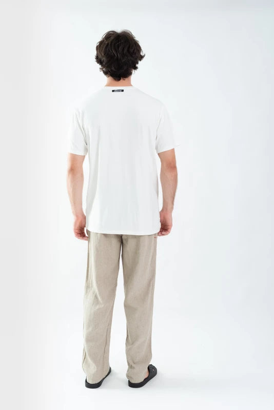 Calça Linho Natural Leblon