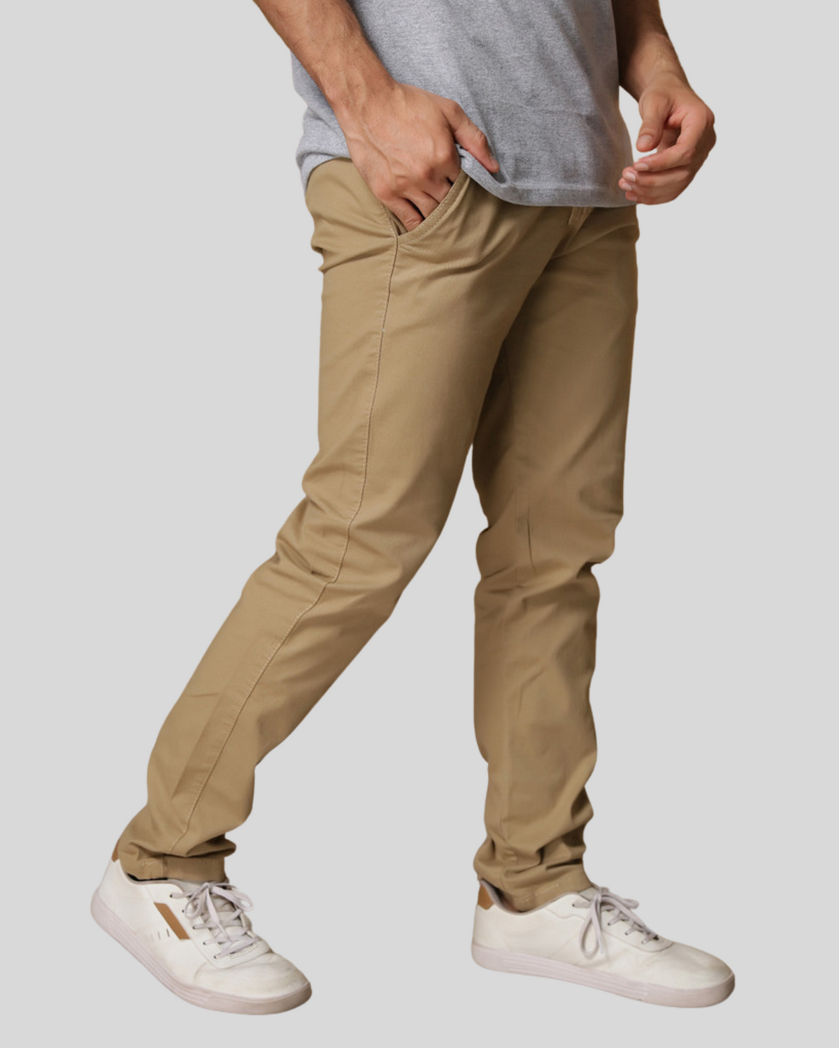 Calça Sarja Masculina Alfaiataria Esporte Fino - Bolso Faca