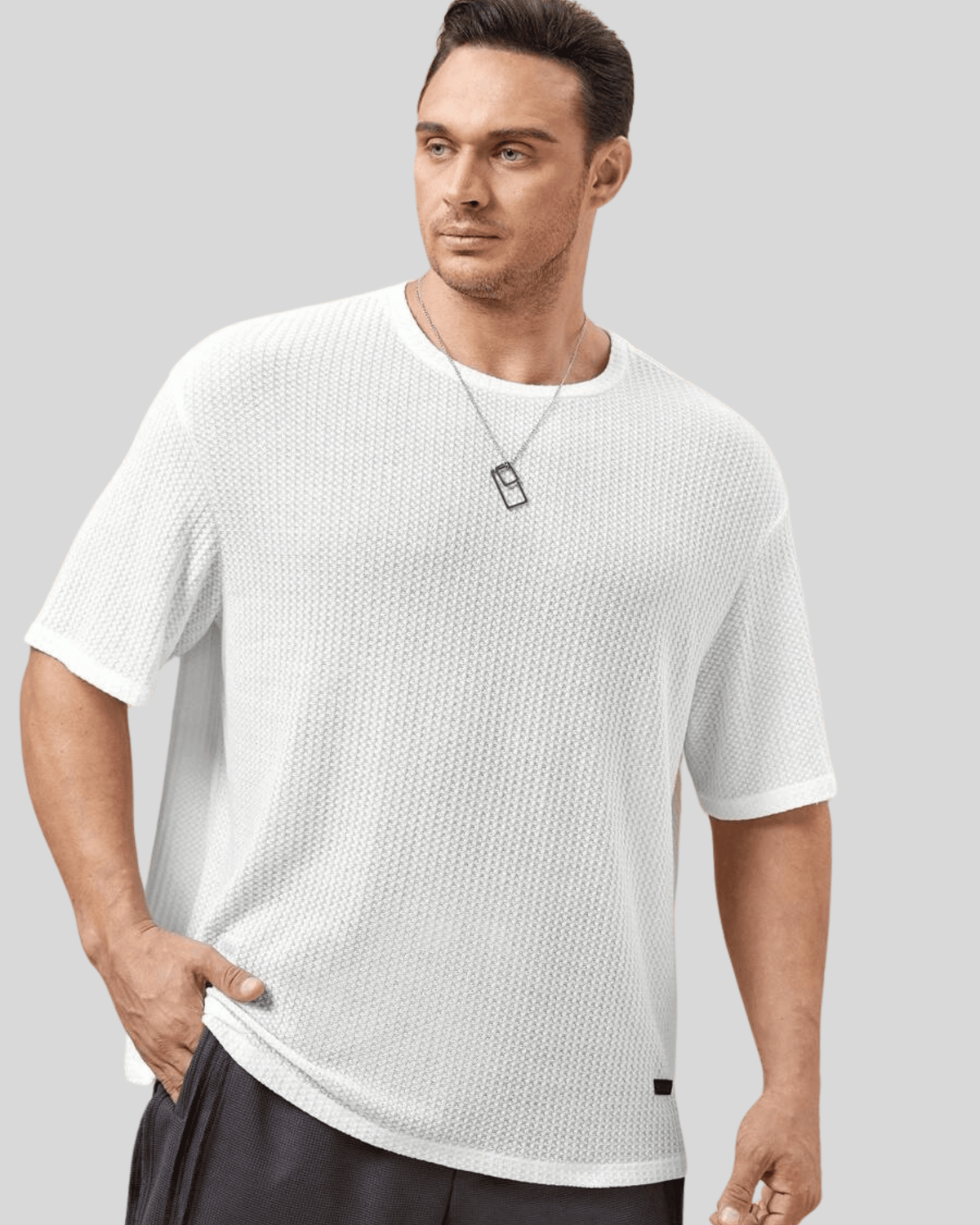 Camiseta Oversized Casual Básica Lisa Reta Roupa Alfaiataria Leblon 