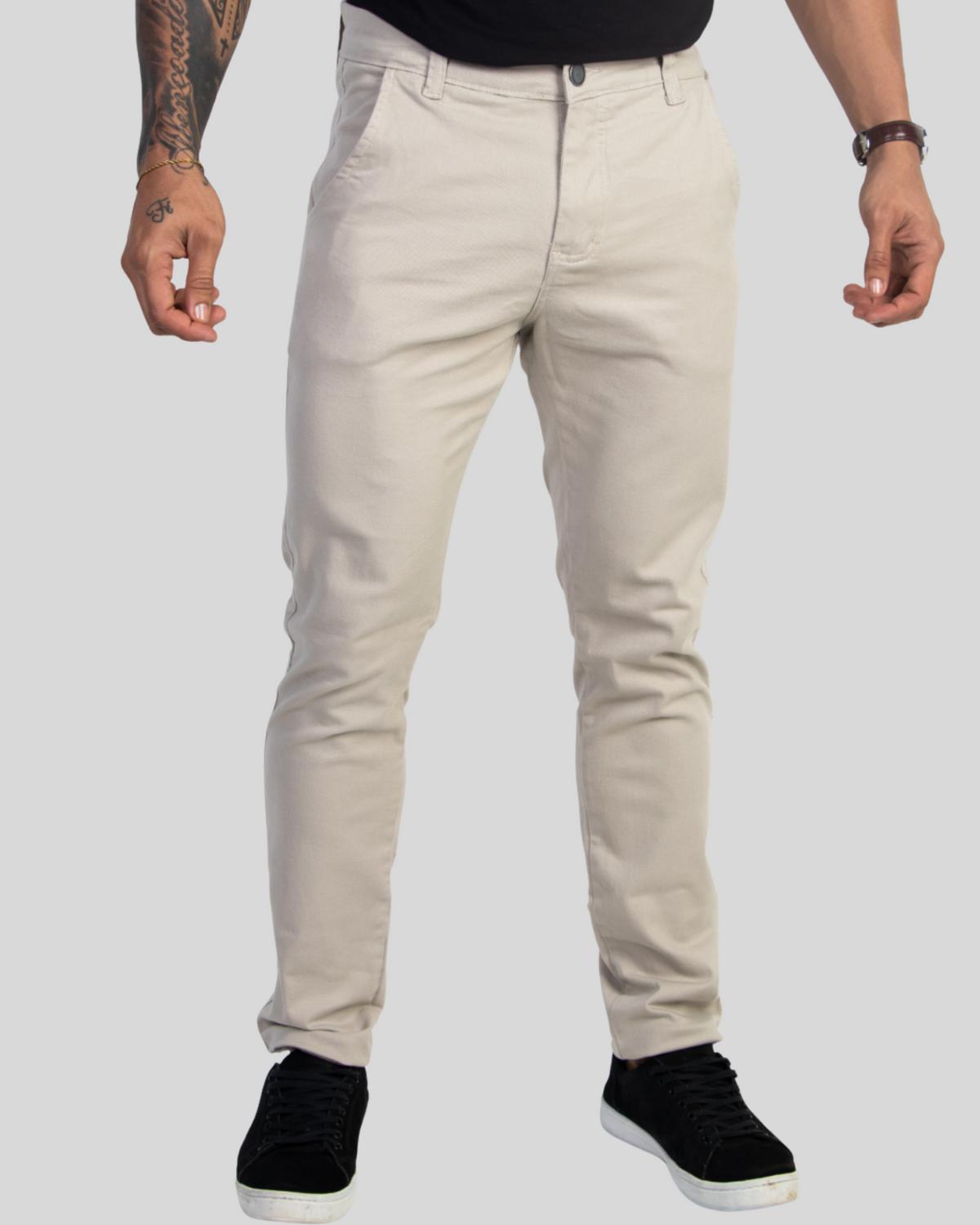 Calça Sarja Alfaiataria Slim Fit com Elastano