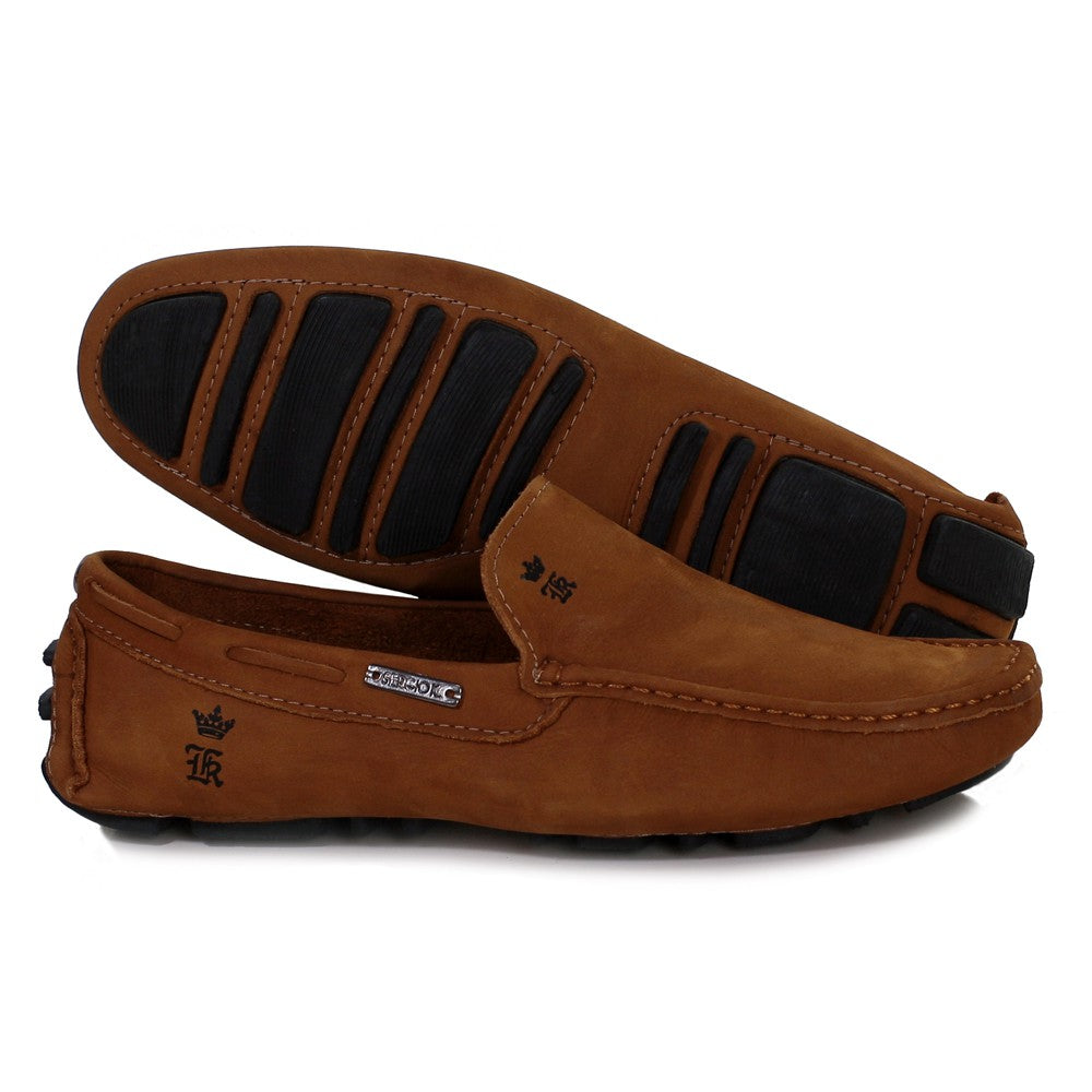 Mocassim masculino couro