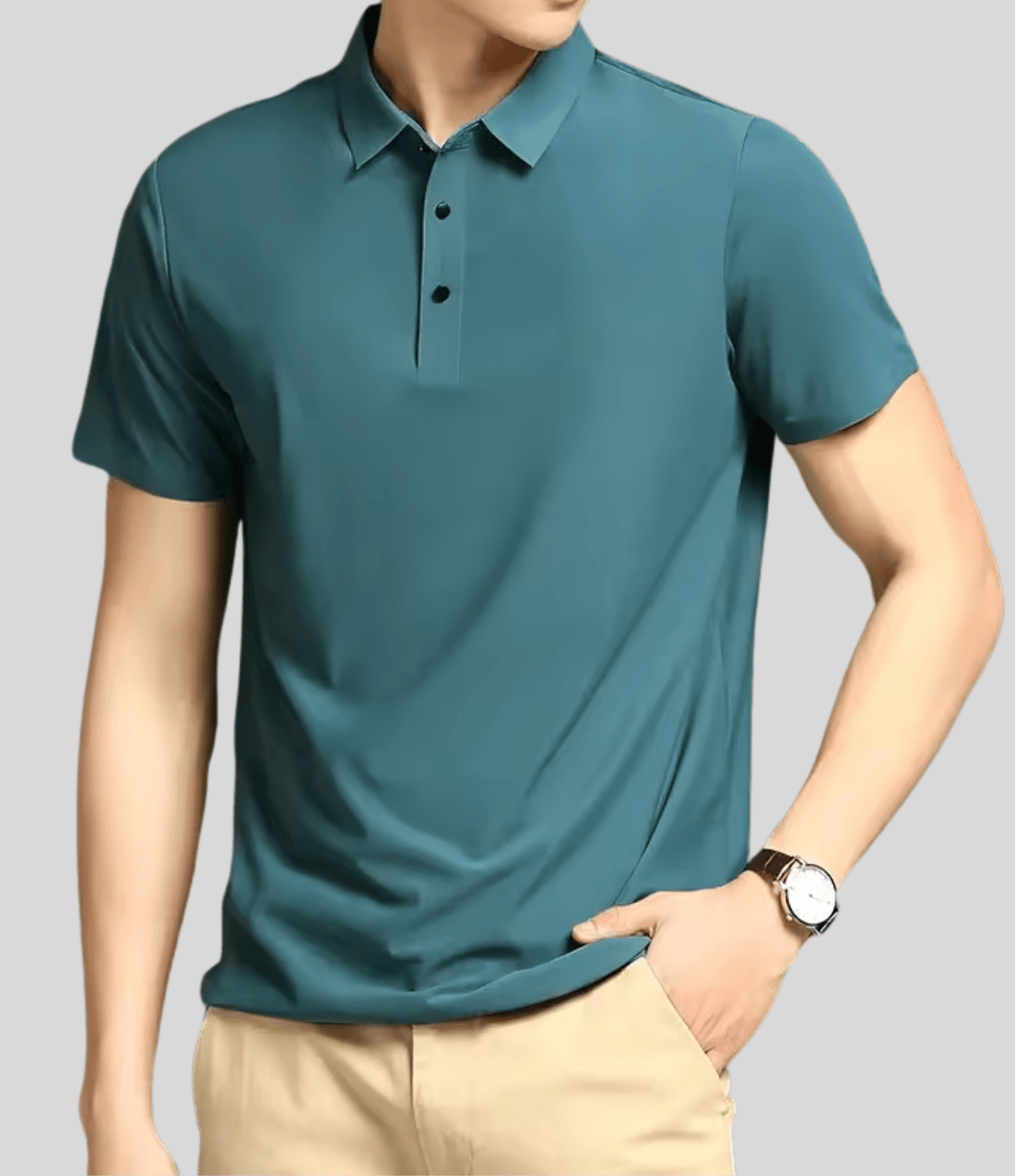 Polo Leblon Premium – Tecido Gelado Elástico Vestuario Alfaiataria Leblon Verde P 