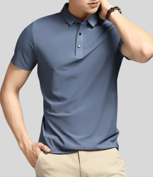 Polo Leblon Premium – Tecido Gelado Elástico Vestuario Alfaiataria Leblon Azul P 