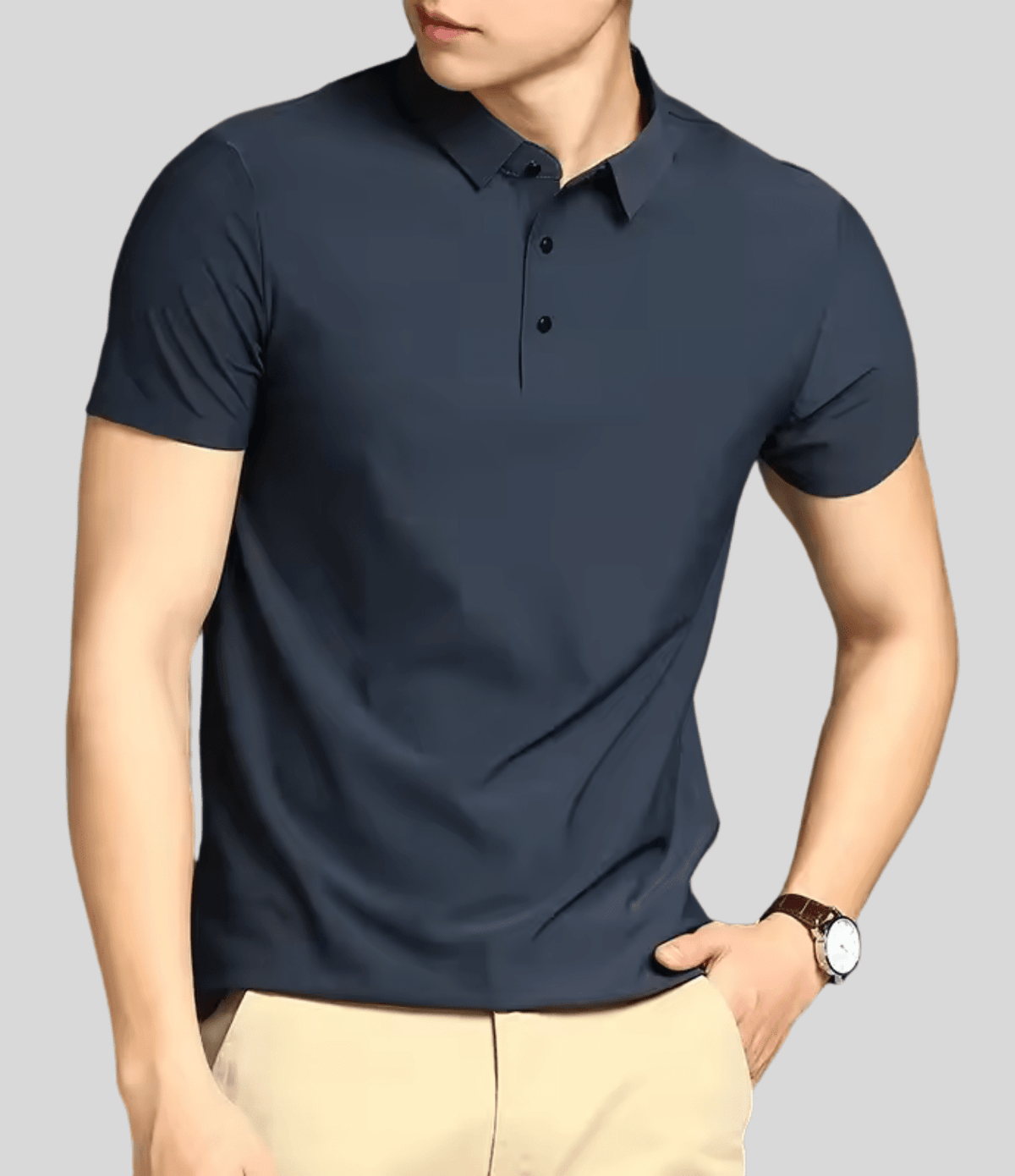 Polo Leblon Premium – Tecido Gelado Elástico Vestuario Alfaiataria Leblon Preto P 