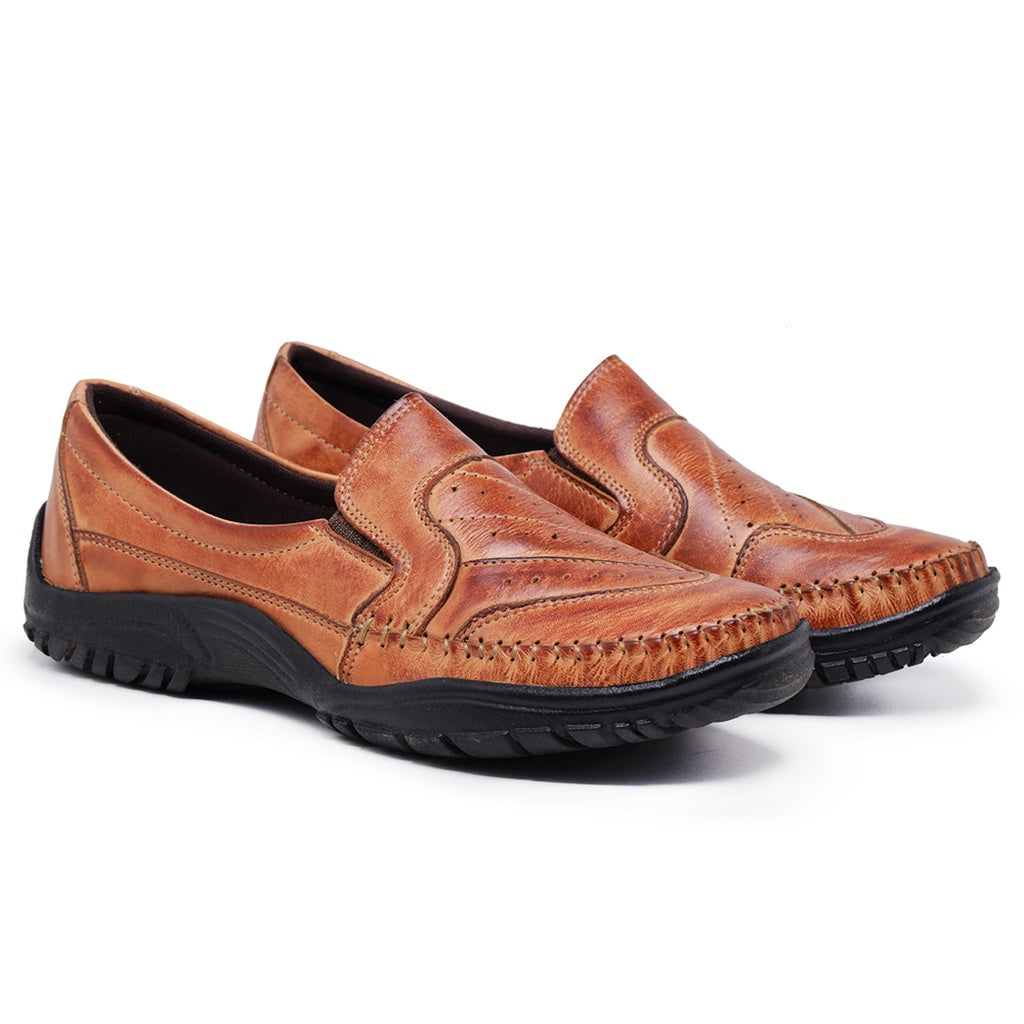 Mocassim Slipper Masculino em Couro Legítimo - Conforto Premium para o Dia a Dia