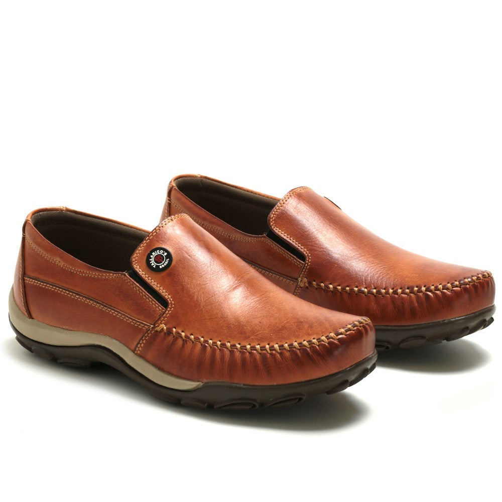 Mocassim de Couro Leblon - Elegância Clássica