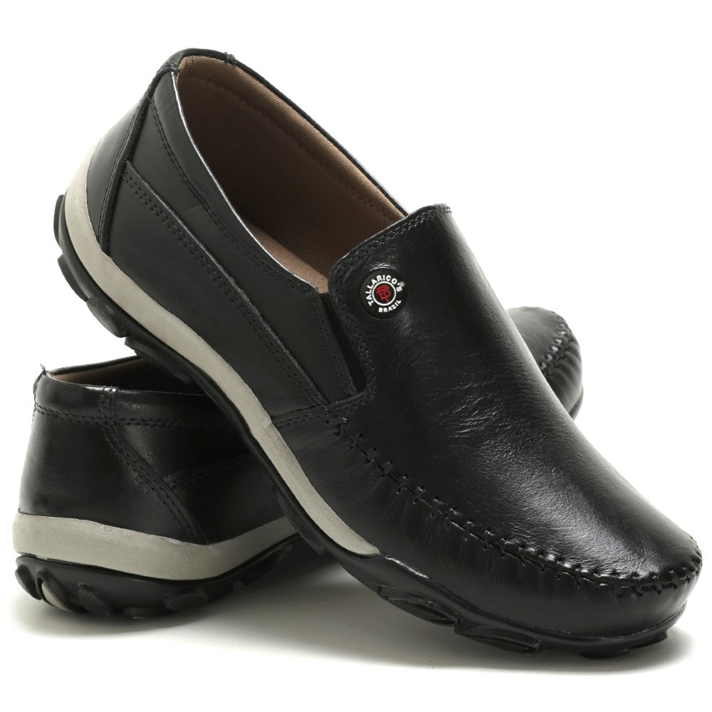 Mocassim de Couro Leblon - Elegância Clássica