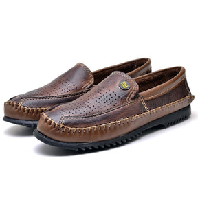 Kit com 2 Pares de Mocassins Masculinos em Couro Legítimo - Conforto e Elegância