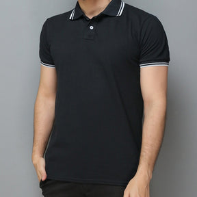 Camisa Polo Listra Piquet Masculina Lisa Basica