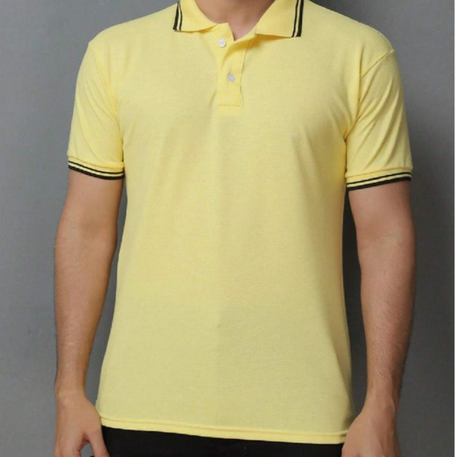 Camisa Polo Listra Piquet Masculina Lisa Basica