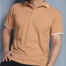 Camisa Polo Listra Piquet Masculina Lisa Basica