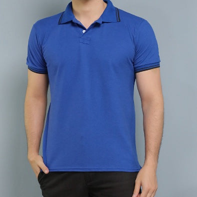 Camisa Polo Listra Piquet Masculina Lisa Basica