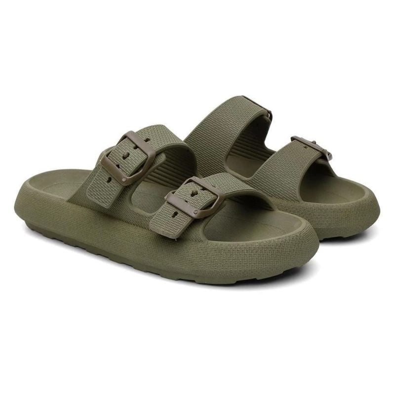 Chinelo Masculino Sandália Duas Tiras Slide Confortável Birken Fivela