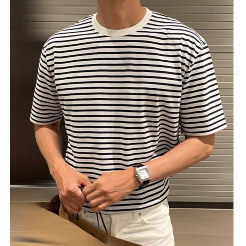 Camiseta Listrada Masculina Básica