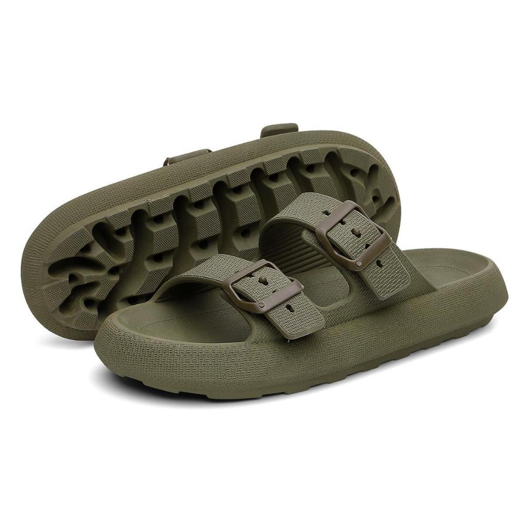Chinelo Masculino Sandália Duas Tiras Slide Confortável Birken Fivela