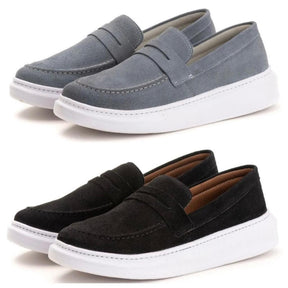 Kit 2 em 1: Oxford Brogue + Loafer Ajustável em Couro Legítimo - Elegância Versátil