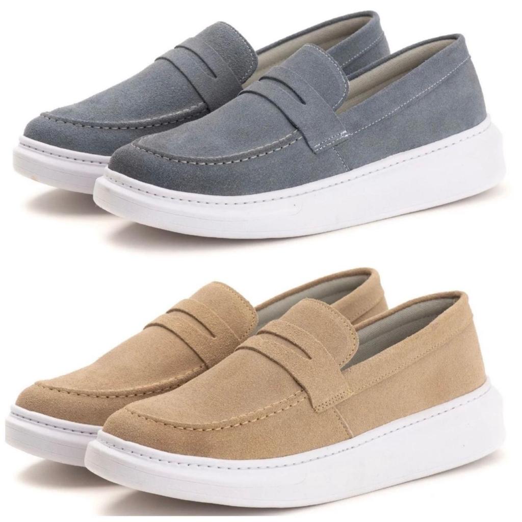 Kit 2 em 1: Oxford Brogue + Loafer Ajustável em Couro Legítimo - Elegância Versátil