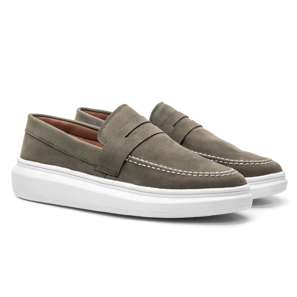 Mocassim Oxford em Couro Premium Leblon