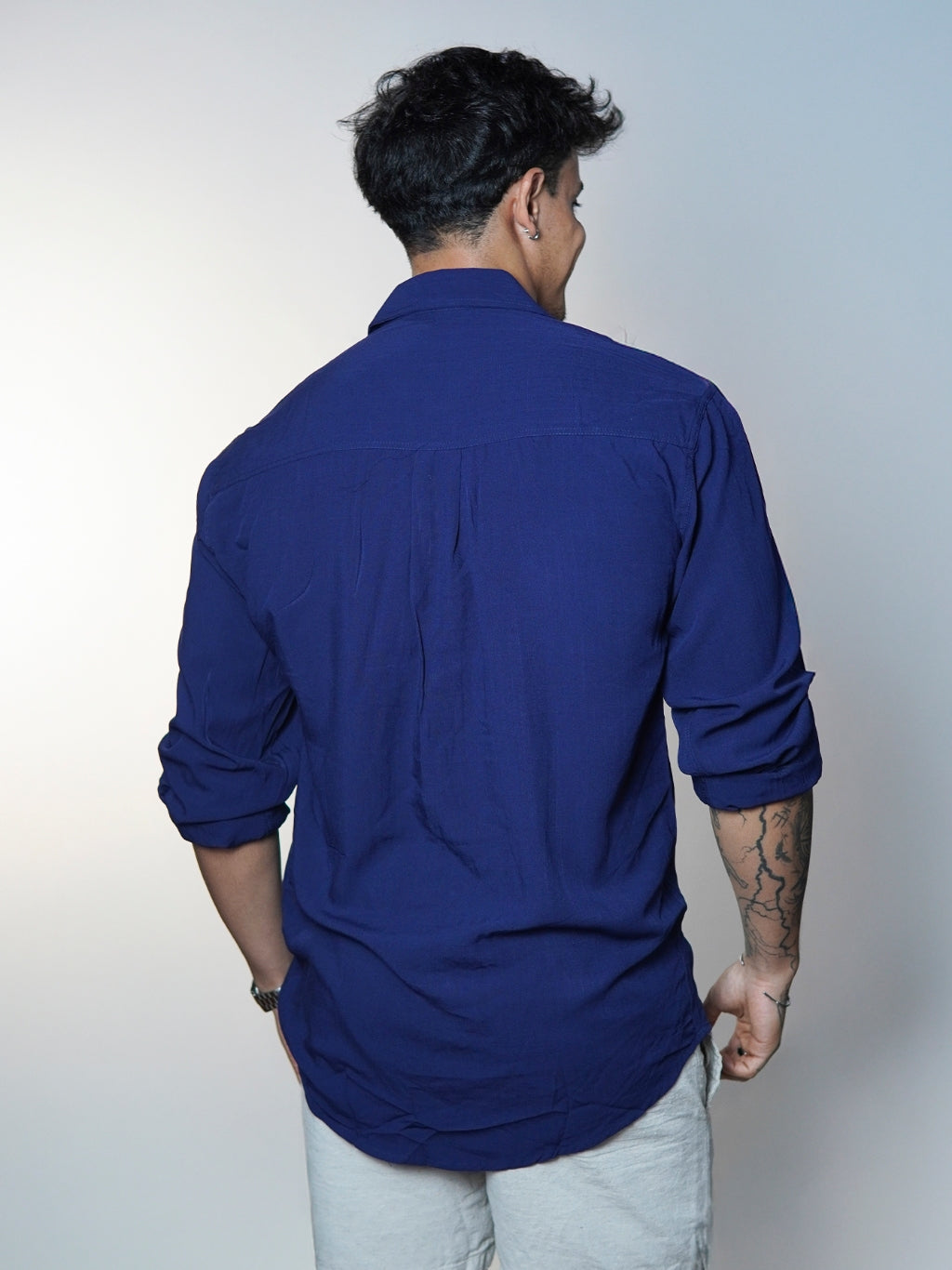 Camisa de Linho Manga Longa Viscolinho - Old Money
