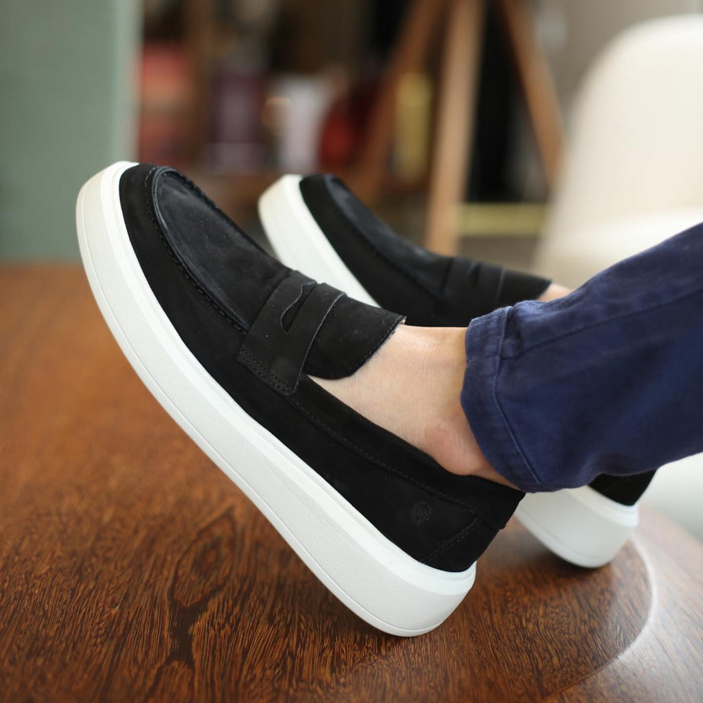 Mocassim Oxford em Couro Premium Leblon