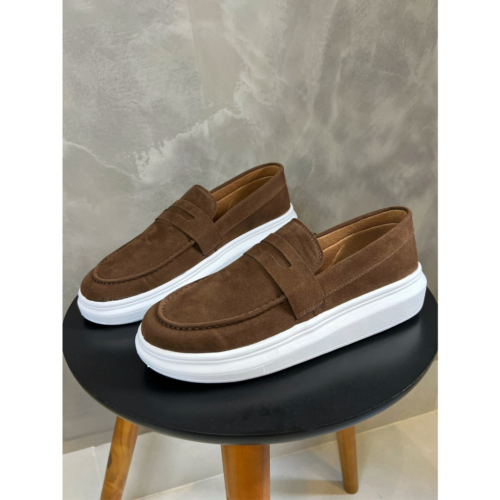 Mocassim Oxford em Couro Premium Leblon